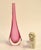1960 Flavio Poli for Seguso Pink Murano Hand Blown Art Glass Vase Teardrop Shape For Sale - Image 10 of 14