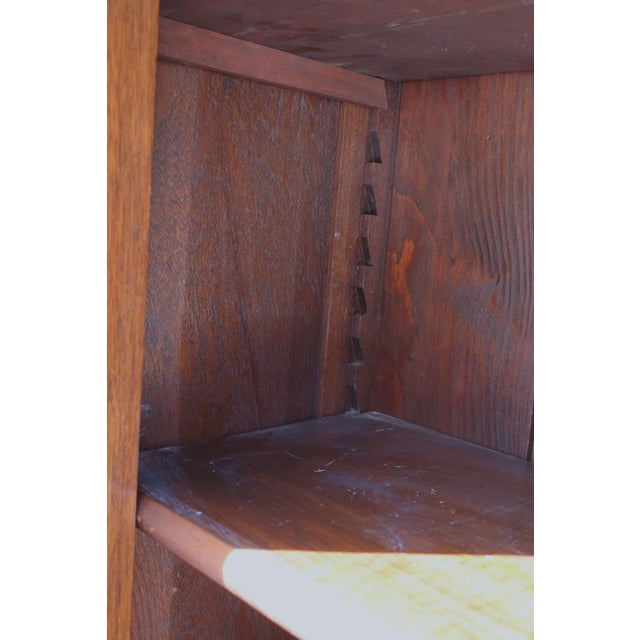Late 19th Century Victorian Walnut Glazed Library Bookcase With Drawers For Sale - Image 12 of 14