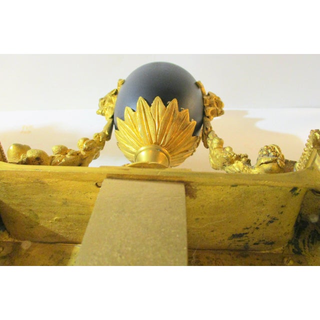 French Gilt Bronze Chenet 19th Century - a Pair of 2 For Sale In New York - Image 6 of 10