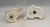 1970s Fitz & Floyd Cat Nap Nesting Ceramic White and Beige Salt & Pepper Shakers For Sale - Image 10 of 10