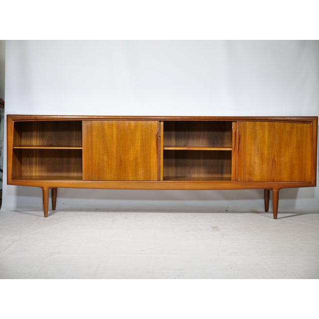 Wood Mid-Century Modern Teak Sideboard by Axel Christensen for Aco Møbler, 1960s For Sale - Image 7 of 16