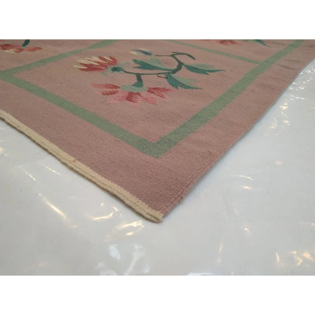Traditional 1970s Vintage Bessarabian Kilim Rug For Sale - Image 3 of 9