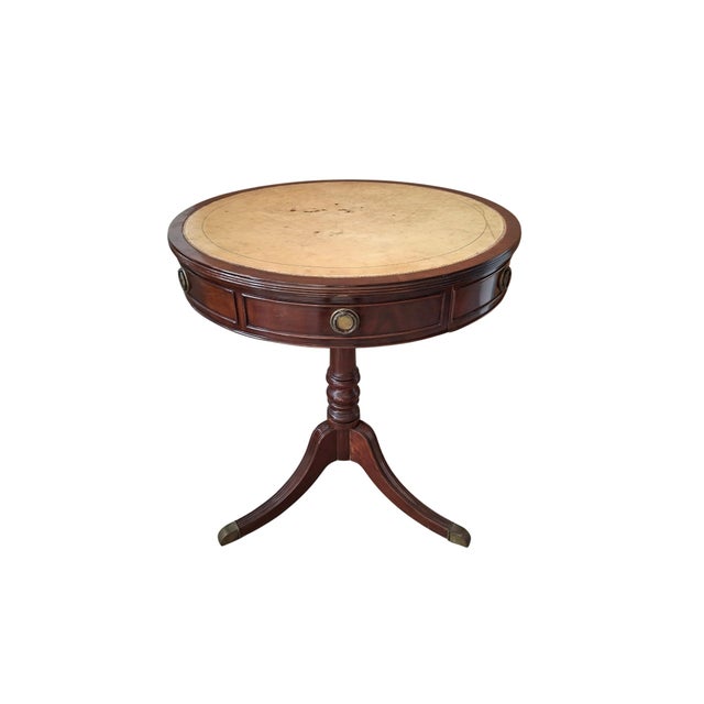 Vintage Drum Table, 1980s For Sale - Image 15 of 15