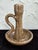 Folk Art Signed John Meaders Studio Pottery Chamberstick Candle Holder – Southern Folk Art, Georgia For Sale - Image 3 of 6