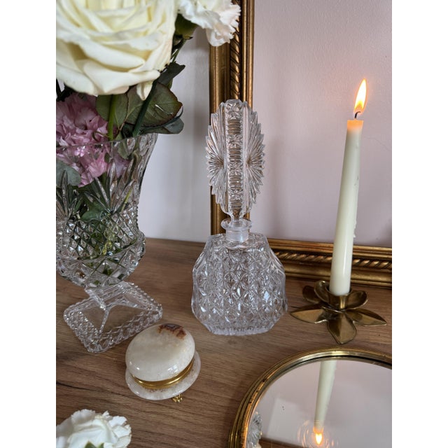 Antique French Crystal Decanter For Sale - Image 5 of 5