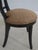 1950s Pair Lyre Back Black Finish Occasional Chairs For Sale - Image 5 of 18