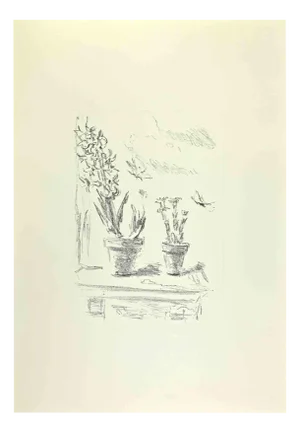 Filippo De Pisis, Still Life, 1960s, Lithograph