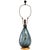 Blenko Smoky Blue Glass Bottle Lamp For Sale - Image 9 of 9