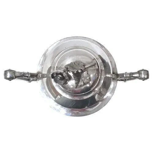 English Antique Aesthetic Movement Silver Sugar Urn For Sale - Image 3 of 11