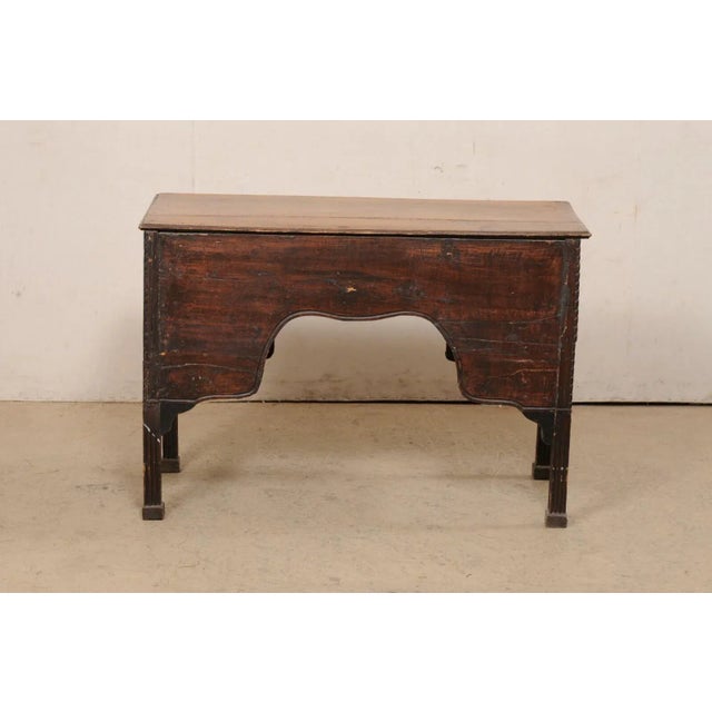 19th Century Italian Carved-Wood Desk with Storage, 19th Century For Sale - Image 5 of 11