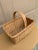Early 20th Century Early 20th Century American Splint Oak Gathering Basket For Sale - Image 5 of 10