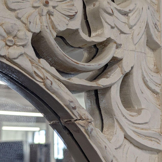 Monumental European Antique Carved Mirror For Sale In San Francisco - Image 6 of 7