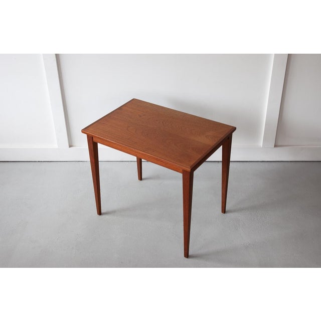 Mid-Century Danish Teak Side Table, 1960s For Sale - Image 4 of 7