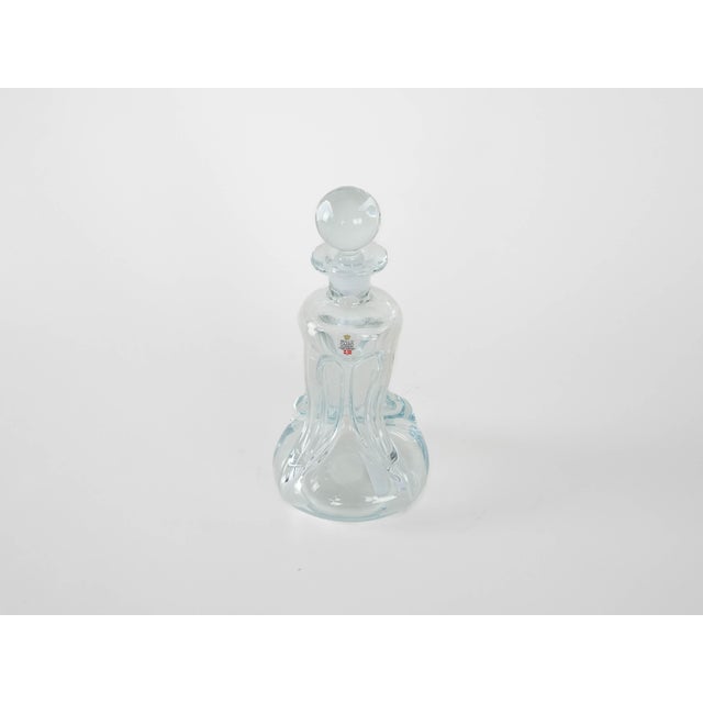 Glass Vintage Danish Glass Carafe from Holmegaard, 1970s For Sale - Image 7 of 9