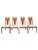 Mid-Century Modern Vintage Broyhill Brasilia Style Dining Chairs Six Set Mid Century Modern Design For Sale - Image 3 of 7
