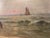 F. Peyre, Seascape at Sunset, 1920s, Oil on Canvas For Sale - Image 11 of 14
