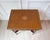 Brown Mid 20th Century Louis XVI Style Writing Table in Walnut with Leather Top and Bronze Details For Sale - Image 8 of 13