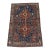 Antique Kashkuli Qashqai Double Medallion Tribal Rug - 3'9" X 5'5" For Sale