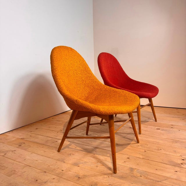 Vintage Upholstered Side Chairs, Set of 2 For Sale - Image 6 of 7