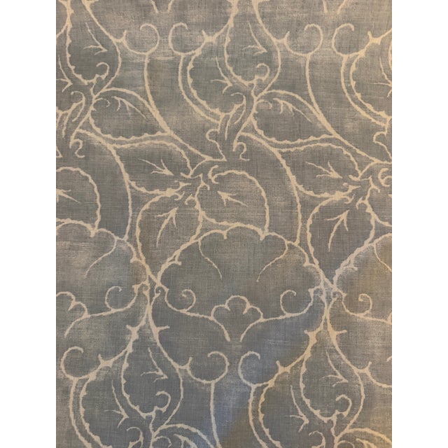 Traditional Kerry Joyce Textiles Torcello Hemp Fabric 6 Yards in Moonstone Blue For Sale - Image 3 of 4