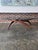 See our other listing for the matching end tables... Exquisite Forest Wilson sculpted walnut and glass coffee. Unmarked...