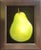 2000 - 2009 "Pear" Contemporary Fruit Still Life Oil Painting by Samay, Framed For Sale - Image 5 of 5