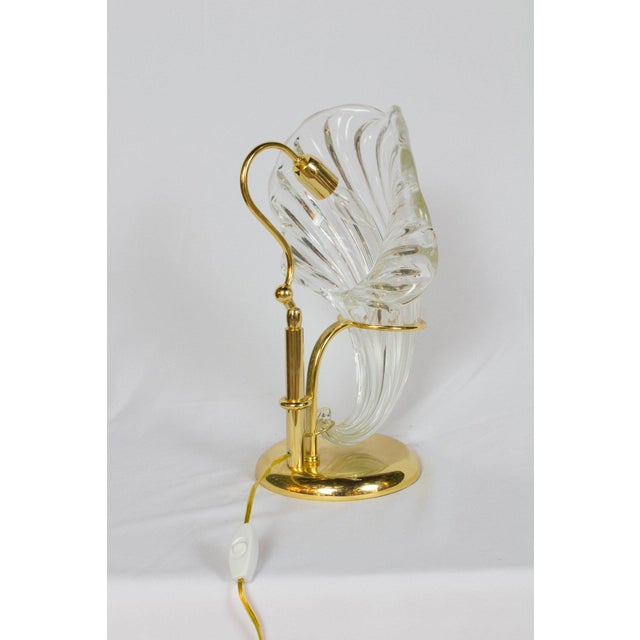 1980s Large Italian Blown Glass Lamp For Sale - Image 4 of 7