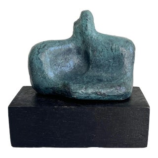 Late 20th Century Vintage Figurative Sculpture in the Style of Henry Moore For Sale