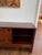 An exceptionally preserved 1960s Danish Modern rosewood credenza, distinguished by beautifully figured cabinetry, superb...