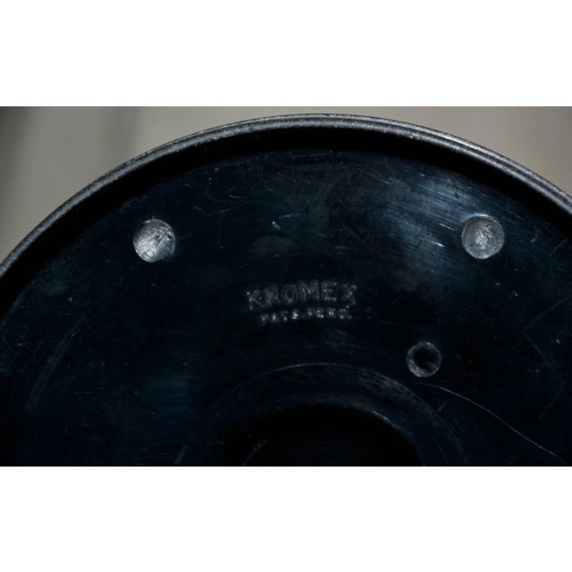 Gray Mid-Century Aluminum Four-Piece Canister Set by Kromex For Sale - Image 8 of 11