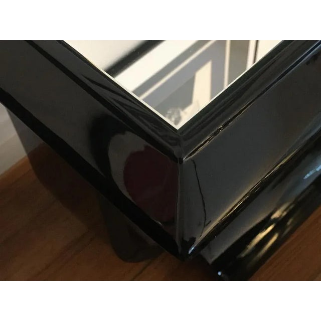 Art Déco Mirrored Side Table , 1920s For Sale - Image 9 of 10