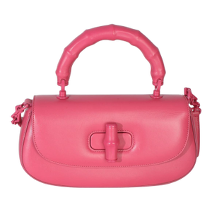 Pink Calfskin Medium Bamboo Diva Bag