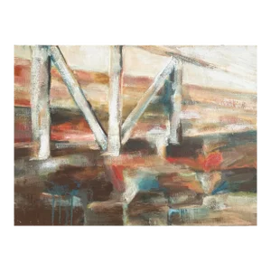'Large Constructivist Abstract' by S. Brockman, 1980s