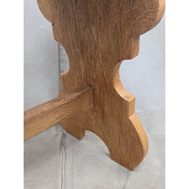 Antique Early 20th Century Swiss Rustic White Oak Alpine Style Stools For Sale - Image 13 of 13