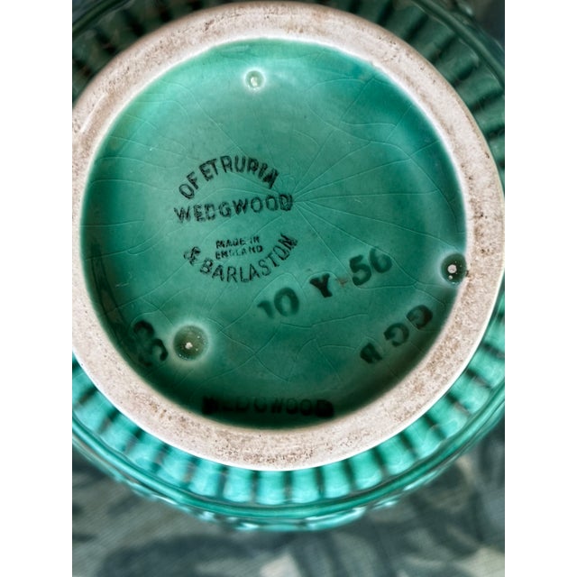 Vintage Wedgwood Etruria & Barlaston Hound-Handle Majolica Pitcher For Sale - Image 13 of 17