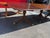 Traditional 1950s Mahogany Antique Style 3 Pillar Dining Table Regency Style Solid Mahogany Top For Sale - Image 3 of 6
