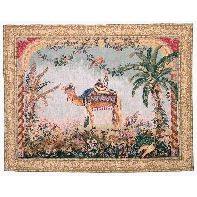 This beautiful tapestry is woven on a jacquard loom by skilled weavers, keeping alive the centuries old tradition of...