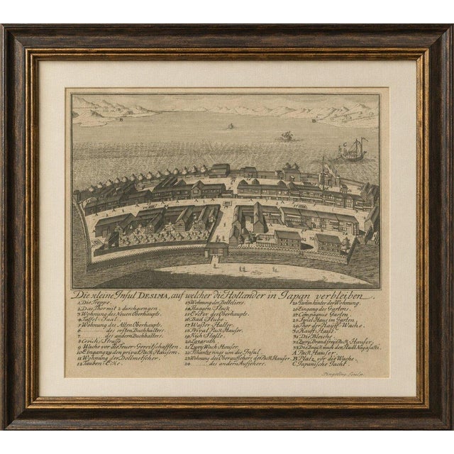 Dejima (Desima) Dutch Trading Post, Nagasaki Japan – VOC Engraving This fascinating and historically important engraving...