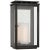 Cheshire Medium 3/4 Wall Lantern in Aged Iron with Clear Glass Designer: Chapman & Myers Height: 17.75" Extension: 6"...