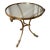 Vintage French Style Brass Side Table For Sale