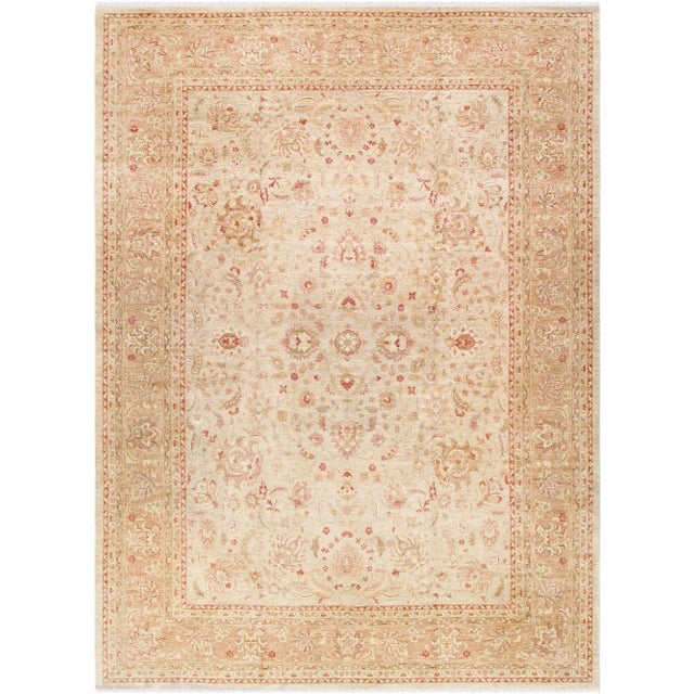 Pasargad Home Ferehan Lamb's Wool Area Rug, 13' 1" X 18' 5", L. Blue For Sale - Image 4 of 4