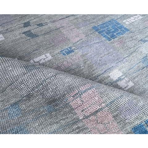 Modern Handmade Wool Pile Rug. 8' X 10' For Sale - Image 3 of 4