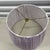Boho Chic Lilac and White Ikat Silk Pleated Lamp Shade For Sale - Image 3 of 5