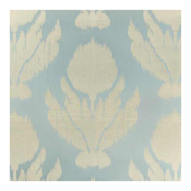 Sample - Schumacher Agra Silk Weave Fabric in Opal For Sale