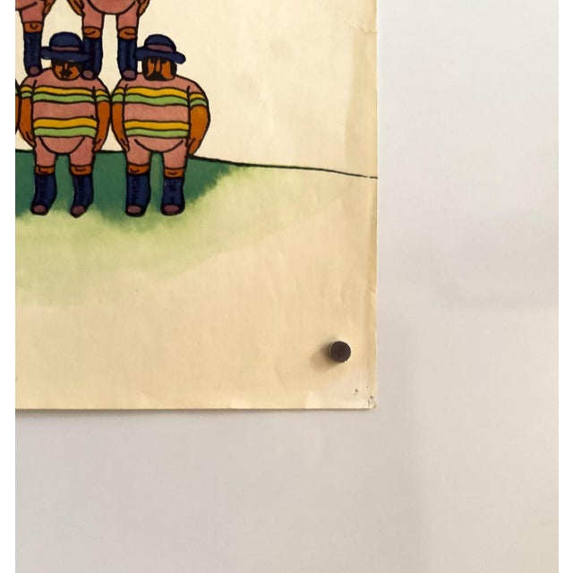 Brown Circus Original Circus Poster by Jan Sawka, 1975 For Sale - Image 8 of 9