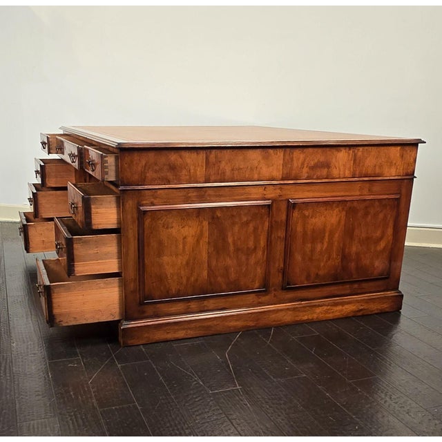 Early 19th Century English Partners Desk For Sale In San Francisco - Image 6 of 10