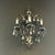 Restoration Hardware Restoration Hardware Timothy Oulton 3 Light Crystal Wall Sconce 6 Av For Sale - Image 4 of 5