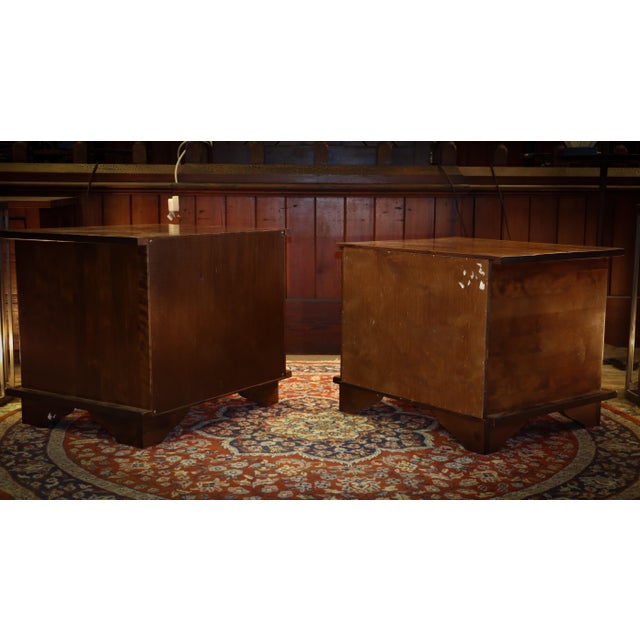 Dark Chestnut Garrat 6-Drawer Bedside Tables from Laura Ashley, 2010s, Set of 2 For Sale - Image 10 of 15