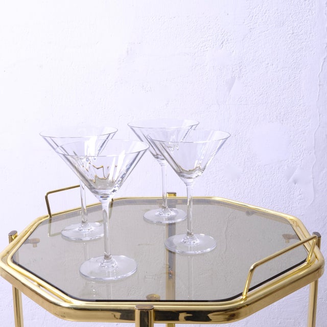 Bar Trolley with Removable Smoked Glass Tray for Metal Bottles, 1970s For Sale - Image 11 of 18