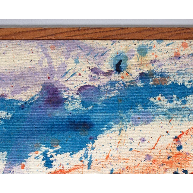 Abstract Oil on Canvas Painting by James Johnson For Sale In Indianapolis - Image 6 of 8